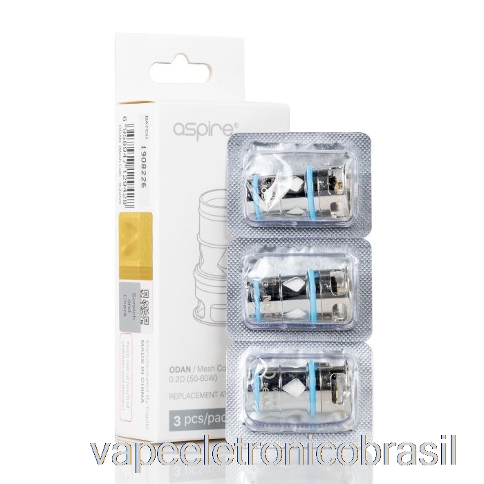 Vape Recarregável Aspire Odan E Odan Mini Bobinas De Substituição Bobinas De Malha De 0,2 Ohm